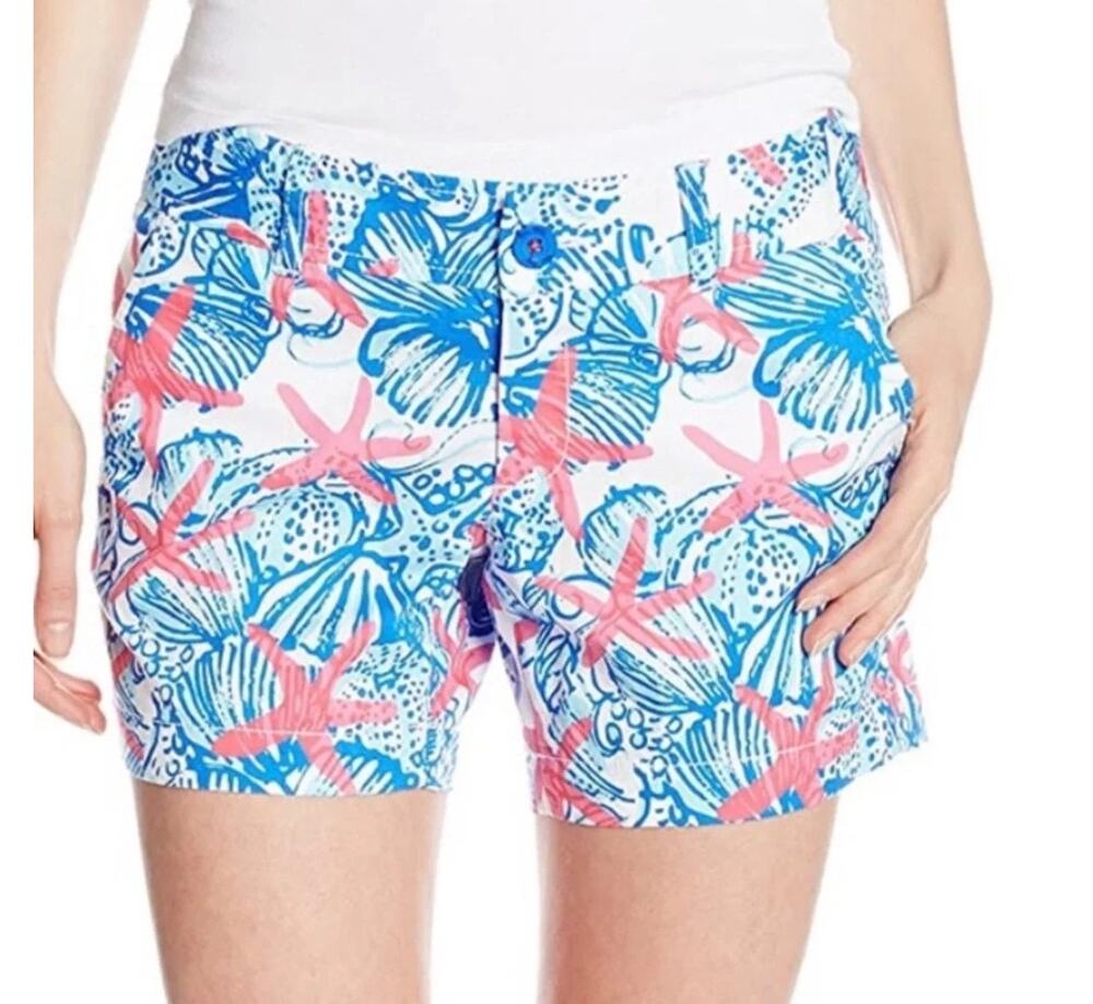 Lilly Pulitzer The Callahan Resort White She She Shells Size 6